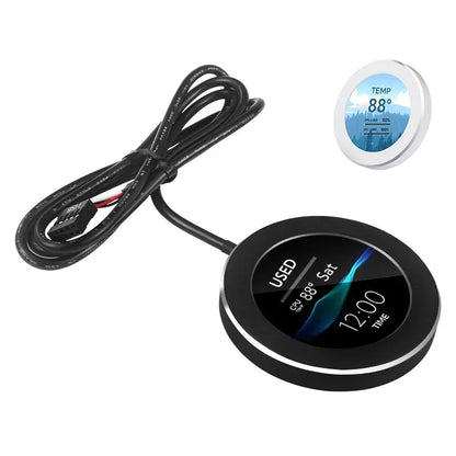 2.1 2.8 Inch IPS Secondary Screen 480x480 USB Water-Cooled Round LCD CPU GPU RAM HDD Monitoring NO AIDA64 MINI PC Gamer Display - ShoreCo.Shop