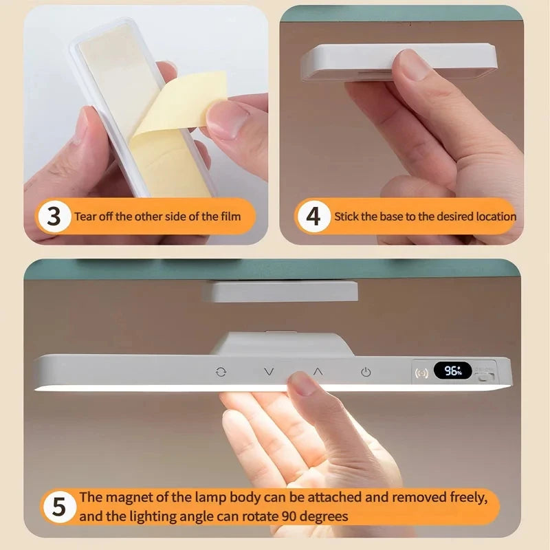 Touch Table Lamp Magnetic Desk Lamp Bulit-in Rechargeable Battery for Reading Cabinet Mirror Bedside Rechargeable Night Lights    Home Decor Supply | Online Retail | ShoreShopper.com
