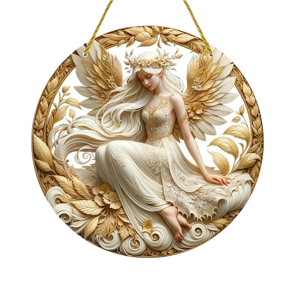 Enchanting Elf Fairy Acrylic Sun Catcher Window Door Display, Seasonal Summer Decor - for Home, Bar, for Daily Christmas Decor    Your Coastal Marketplace | Shoreshopper.com