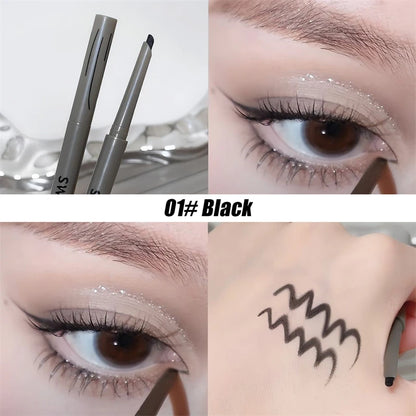 Silky Long-lasting Eye Liner Pencil  Eyeliner Pen Natural Matte Wine Red Eyeliner Easy To Color Waterproof Eye Make Up Cosmetics - ShoreCo.Shop