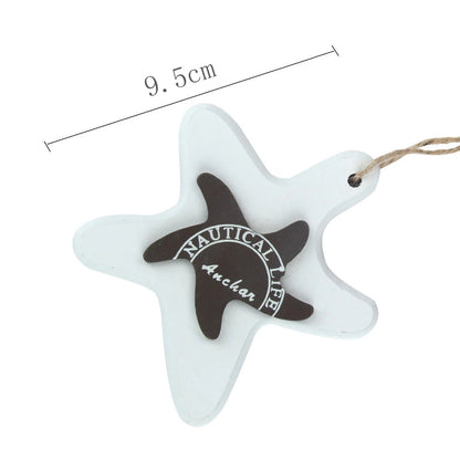 Mediterranean Style Marine Pendant Curtain Pendant Hanging Decor Starfish String Fish Nautical Decor Fish Skewer Crafts Pendant    Your Coastal Marketplace | Shoreshopper.com