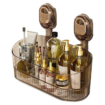 Hanging Shower Shelf Suction Storage Box Large Capacity & Strong Load-Bearing Removable Shower Basket Suction Cup for Bathroom    Home Decor Supply | Online Retail | ShoreShopper.com