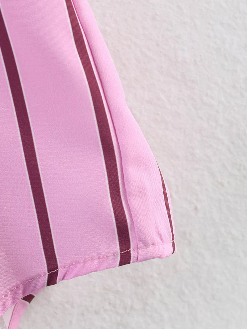 Women's Shirts Spring New Fashion Striped Loose Shirt Women Turn-down Collar Long Sleeves Casual Shirts Female Blouses Chic Tops    Your Coastal Marketplace | Shoreshopper.com