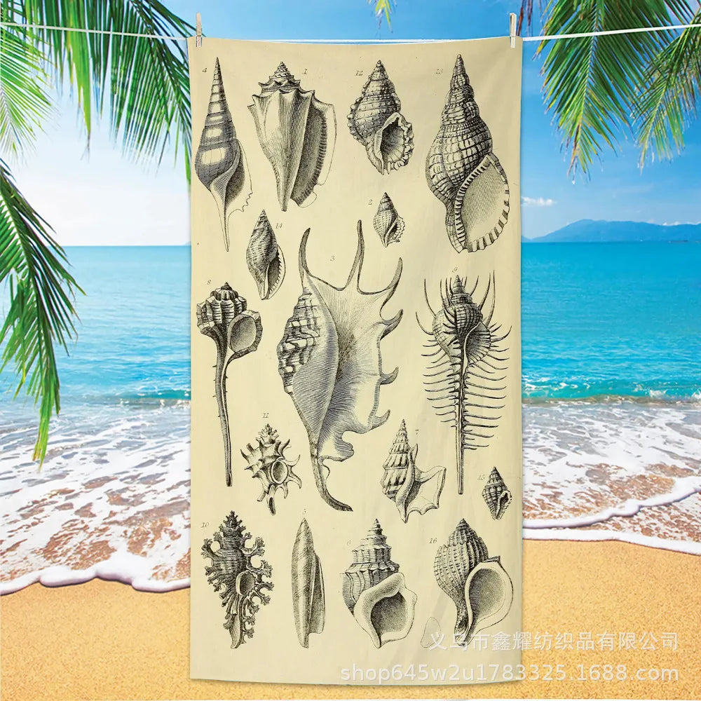 Beach Turtle Animal Printed Beach Towel, Quick Drying Absorbent Beach Towel Outdoor Sports Swimming Beach Towel Face Towel Towel    Your Coastal Marketplace | Shoreshopper.com