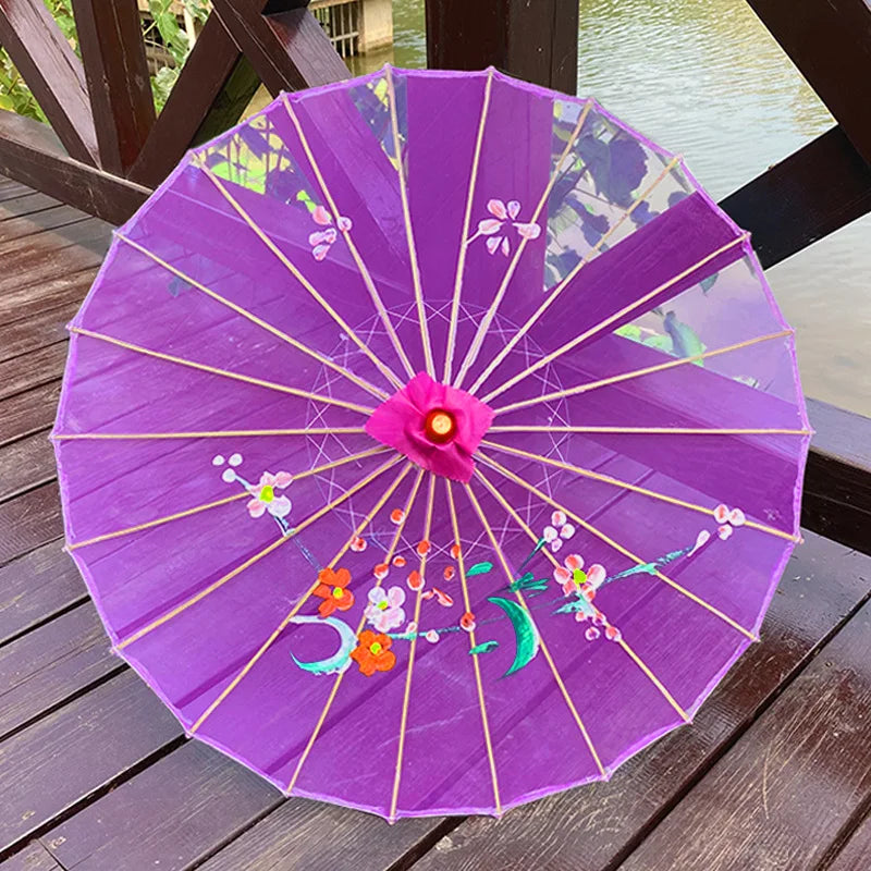 Transparent Silk Umbrella Dance Craft Umbrella Photography Decoration Ceiling Ancient Costume Prop Umbrella Women Hanfu Cosplay    Your Coastal Marketplace | Shoreshopper.com
