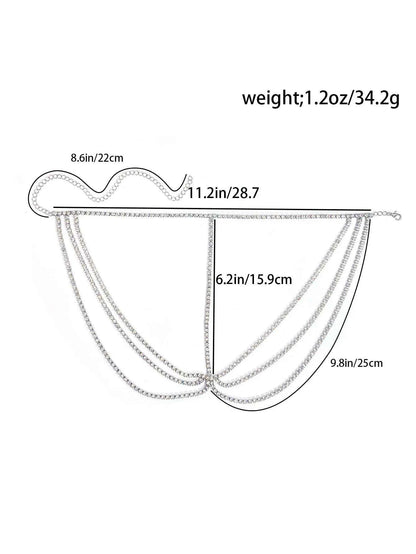 Headwear Nightclub Retro Multi layered Headwear Hair Chain Accessories Female Chain