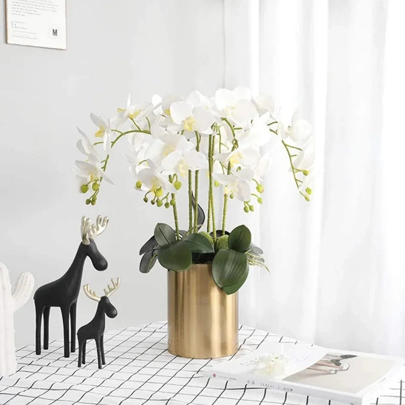 1Pcs Butterfly Orchid Artificial Flowers Orchid Phalaenopsis Fake Flowers Party Home Decor Garden Wedding Decoration Accessories    Home Decor Supply | Online Retail | ShoreShopper.com