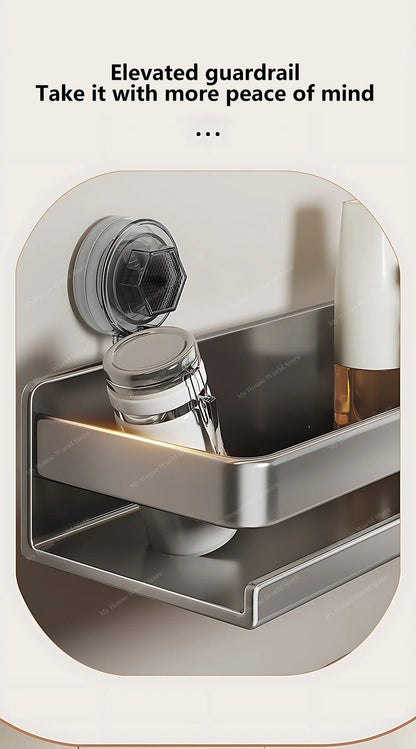 Shower Suction Cup Shelf Storage Shelf Home Organizer Shelf Holder Bathroom Organizer Suction Cup Wall Mounted Storage Rack    Home Decor Supply | Online Retail | ShoreShopper.com
