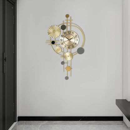 Wall Clock Modern Decorative Art Clock Silent Wall Clock Iron Wall Decoration Clock    Home Decor Supply | Online Retail | ShoreShopper.com