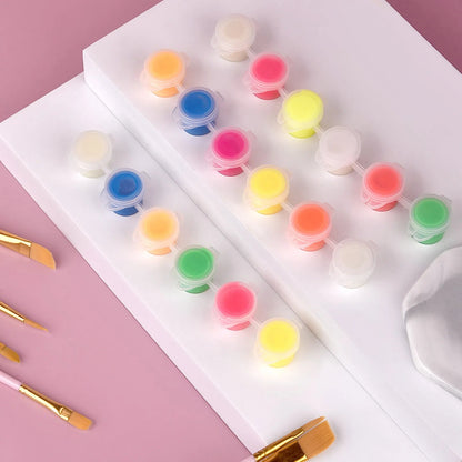 6Colors Acrylic Fluorescent Paint Glow In Dark DIY Painting Art Materials Arts Crafts Painting Tool DIY Graffiti Acrylic Pigment    Home Decor Supply | Online Retail | ShoreShopper.com