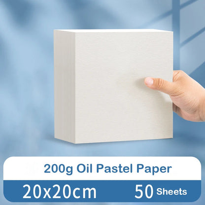 50 Sheets Art Supplies Oil Pastel Paper 200gsm Chalk Coloring Crayons Painting Books Acid Free Natural Colortones Drawing    Home Decor Supply | Online Retail | ShoreShopper.com