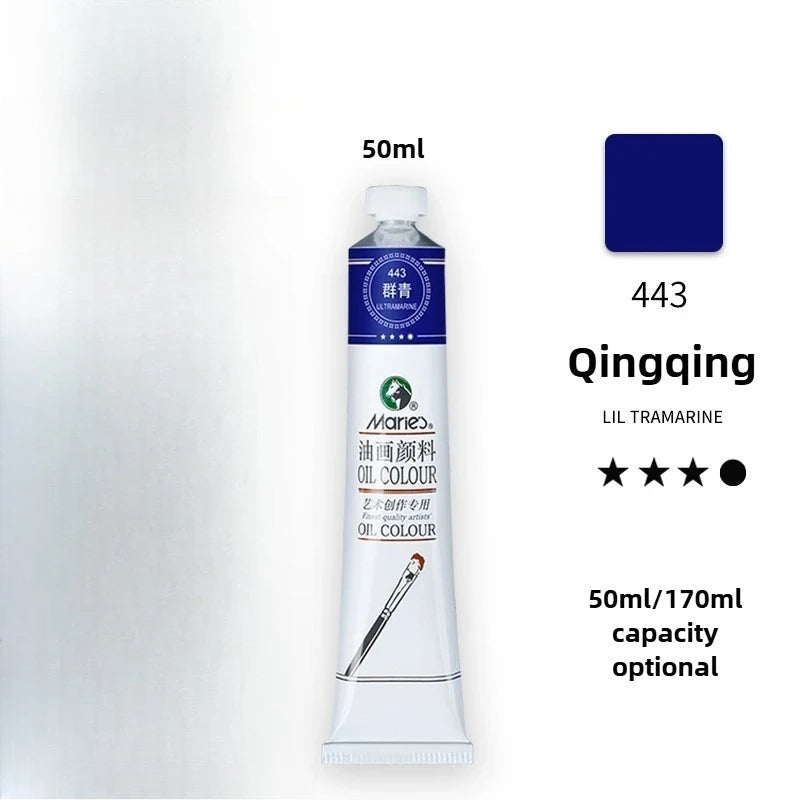 Maries Oil Paint 50ML Oil Painting Art Creation Pigment Large Oil Paint Paint Single Commonly Used 24 Colors    Home Decor Supply | Online Retail | ShoreShopper.com