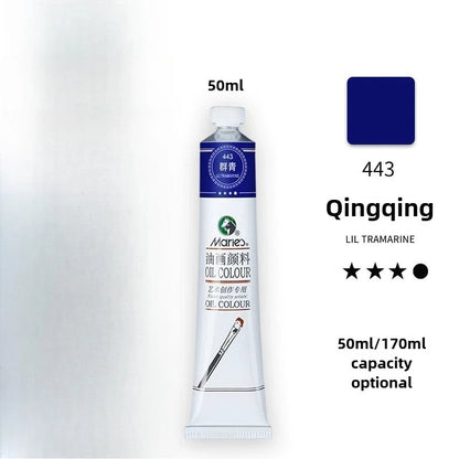 Maries Oil Paint 50ML Oil Painting Art Creation Pigment Large Oil Paint Paint Single Commonly Used 24 Colors    Home Decor Supply | Online Retail | ShoreShopper.com