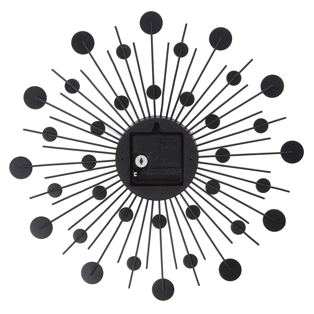 DIY Modern Design Large Wall Clock Quartz Movement Hanging Circle Decor Battery Powered Jeweled Artistic Clock for Living Room    Home Decor Supply | Online Retail | ShoreShopper.com