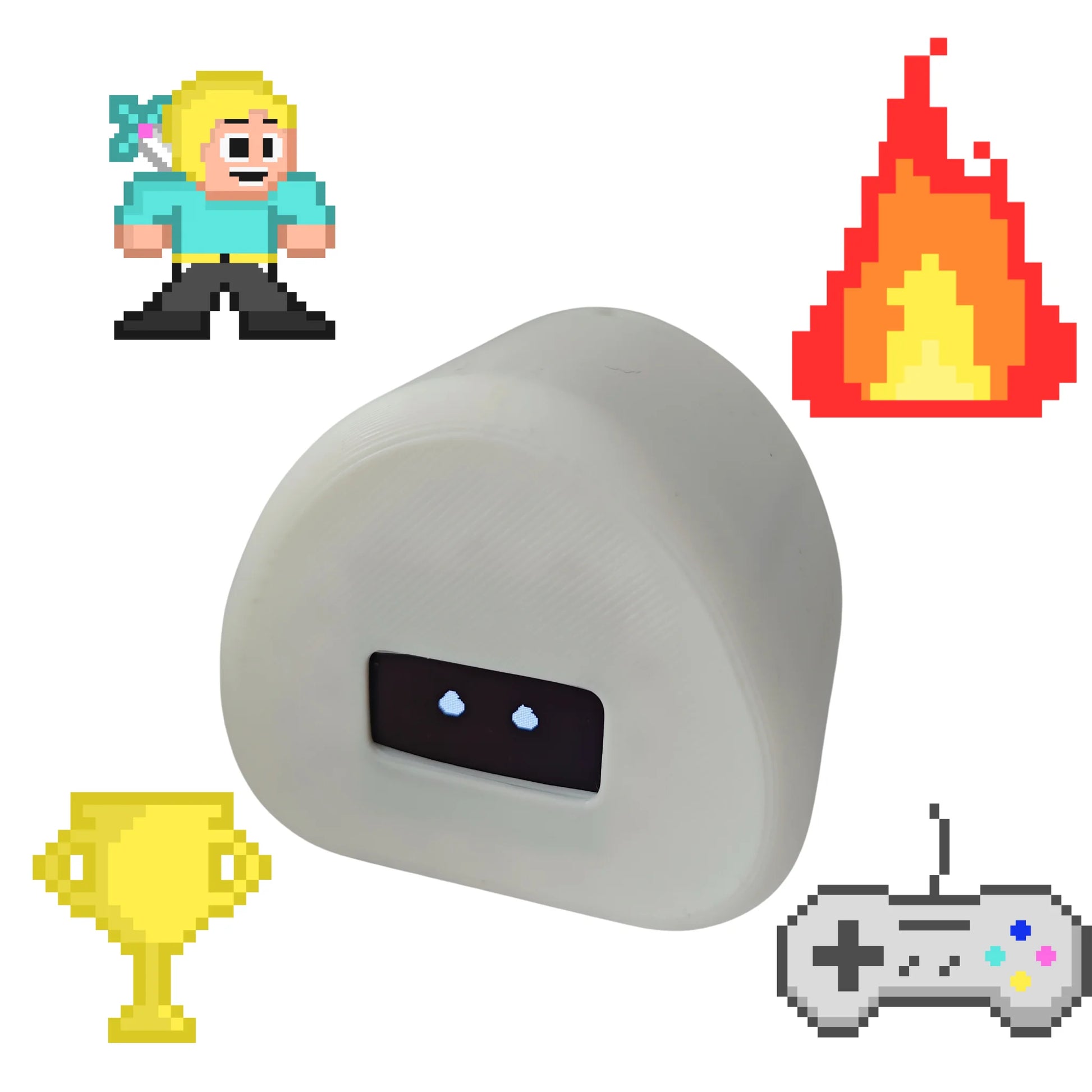 PAOBOT Intelligence Robot Companion Emo Robot Pets Interactive Smart Robot Toy Mini Desktop Robot Electronic Tamagotchi - ShoreCo.Shop