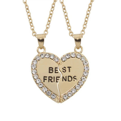 New Best Friends Necklace For Women Girls Broken Heart Puzzle Musical Note Pendant Necklaces BFF Friendship Forever Jewelry Gift    Home Decor Supply | Online Retail | ShoreShopper.com