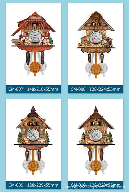 Wooden Hanging Wall Clock Bird Alarm Clock Cuckoo Clocks For Home Decoration Quartz Watch Decorative Home Decor    Home Decor Supply | Online Retail | ShoreShopper.com