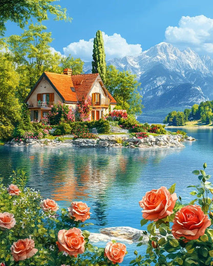 RUOPOTY Paint By Number Kit On Canvas For Adults Scenery Oil Acrylic Painting Home Decoration Gifts    Home Decor Supply | Online Retail | ShoreShopper.com