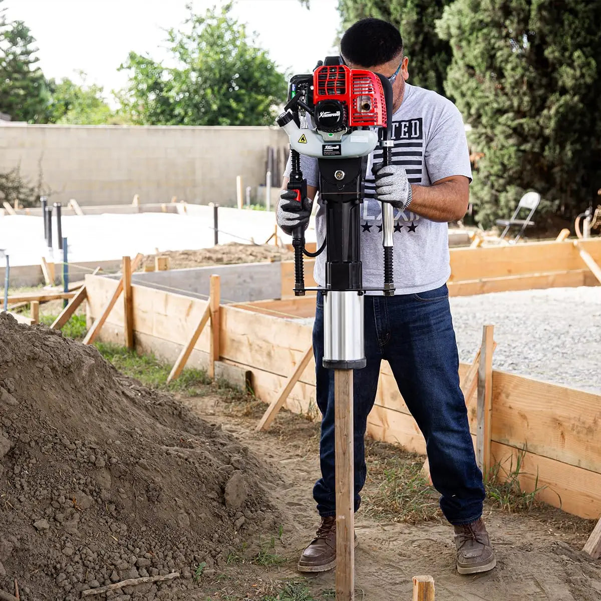 52CC Gas Powered T-Post Driver, 2-Stroke Garden Fencing Farm Piling Driver, Air Cooling Garden Fencing, Customized    Home Decor Supply | Online Retail | ShoreShopper.com