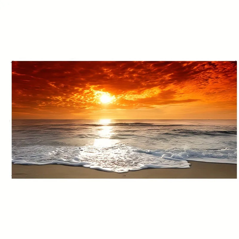 Beach Sunset Wall Art Posters Large Landscape Canvas Painting Print Nordic Wall Decoration Picture For Home Decor    Your Coastal Marketplace | Shoreshopper.com