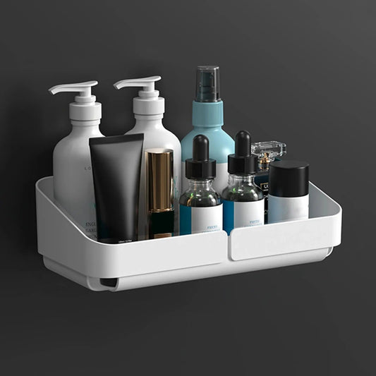 Bathroom  Kitchen Convenience Rack Shelf Makeup Storage Organizer Cosmetics Shampoo Rack Shower Shelf Wall Spice No Drilling    Home Decor Supply | Online Retail | ShoreShopper.com