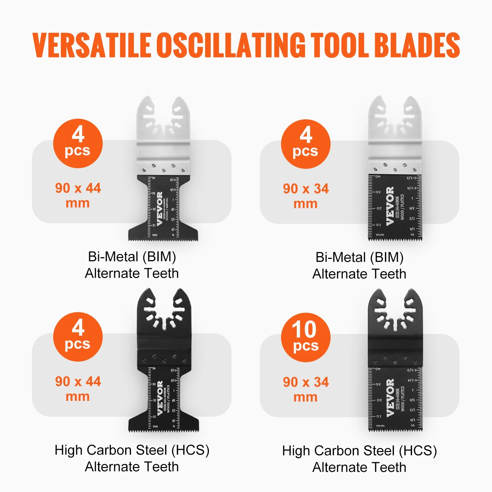 SucceBuy 30PCS Multi Tool Blades Kits Universal Release Oscillating Multi-Function Renovator Saw Blades for Dewalt Craftsman - ShoreCo.Shop