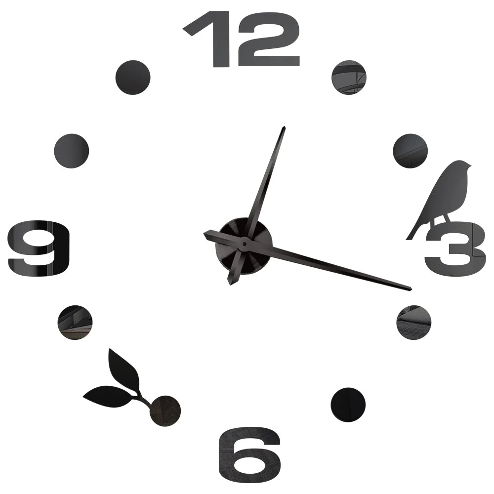 2D/3D Large Roman Numeral Acrylic Mirror Wall Clock Sticker Fashion DIY Quartz Clocks Watch Home Decoration Living Room Stickers    Home Decor Supply | Online Retail | ShoreShopper.com