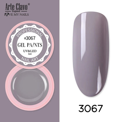 Arte Clavo Painting Gel 72 Colors 5ml Professional Nail Paint Color Gel Polish For Nail Art UV Gel Lacquer Gel Top Coat Manicure    Home Decor Supply | Online Retail | ShoreShopper.com