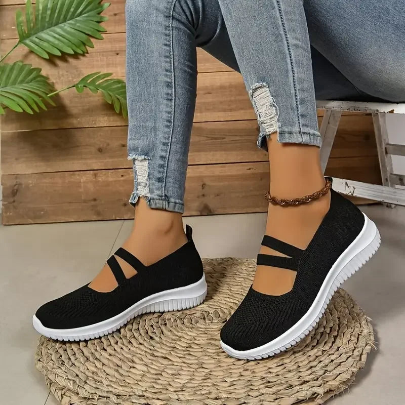 Women's shoes, breathable flying woven shoes, women's outdoor casual shoes, flat anti-slip shoes, free shipping shoes    Your Coastal Marketplace | Shoreshopper.com