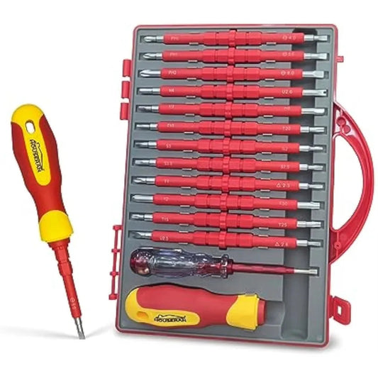 9714B 500V Insulated Screwdriver Set 12Pcs Double-Ended Insulated Screwdriver Tool with Non-Slip Handle All-in-One Prem    Home Decor Supply | Online Retail | ShoreShopper.com