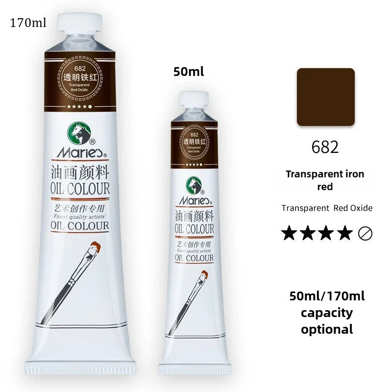 Marie's Oil Paint 170ML Oil Painting Art Creation Pigment Large Oil Paint Paint Single Commonly Used 24 Colors    Home Decor Supply | Online Retail | ShoreShopper.com