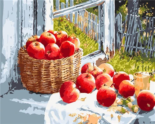 HUACAN Paint By Number Fruit Flower DIY Drawing Canvas Handpainted Pictures By Number Still Life Home Decoration    Home Decor Supply | Online Retail | ShoreShopper.com