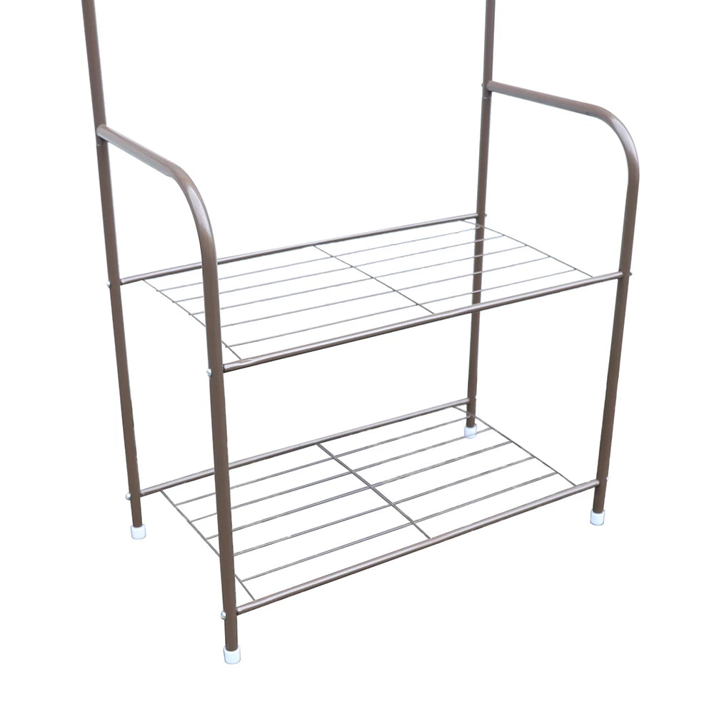 Independent Hanger Brown Metal Shoe Hanger 4 Hooks Clothes Rack Clothes Hangers Coat Hanger Stand Wardrobe Stand    Home Decor Supply | Online Retail | ShoreShopper.com