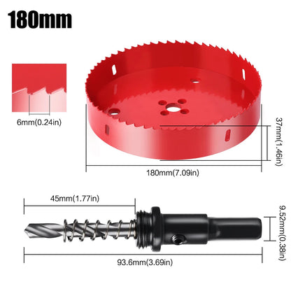 1pc 15-200mm M42 Bi-Metal Hole Saw HSS Drill Bit for Metal Iron Aluminum Stainless Plastic DIY Wood Cutter Tools    Home Decor Supply | Online Retail | ShoreShopper.com