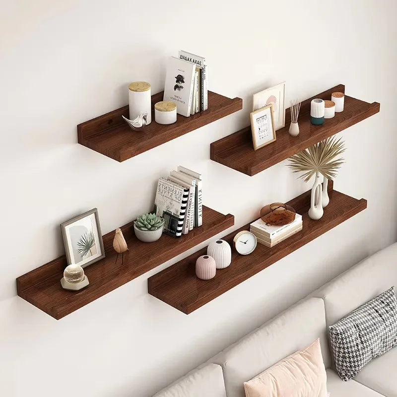 Wooden Floating Shelf Wall Mounted U-shaped Shelf Display Stand For Living Room Bathroom Kitchen Organizer Storage Rack    Home Decor Supply | Online Retail | ShoreShopper.com