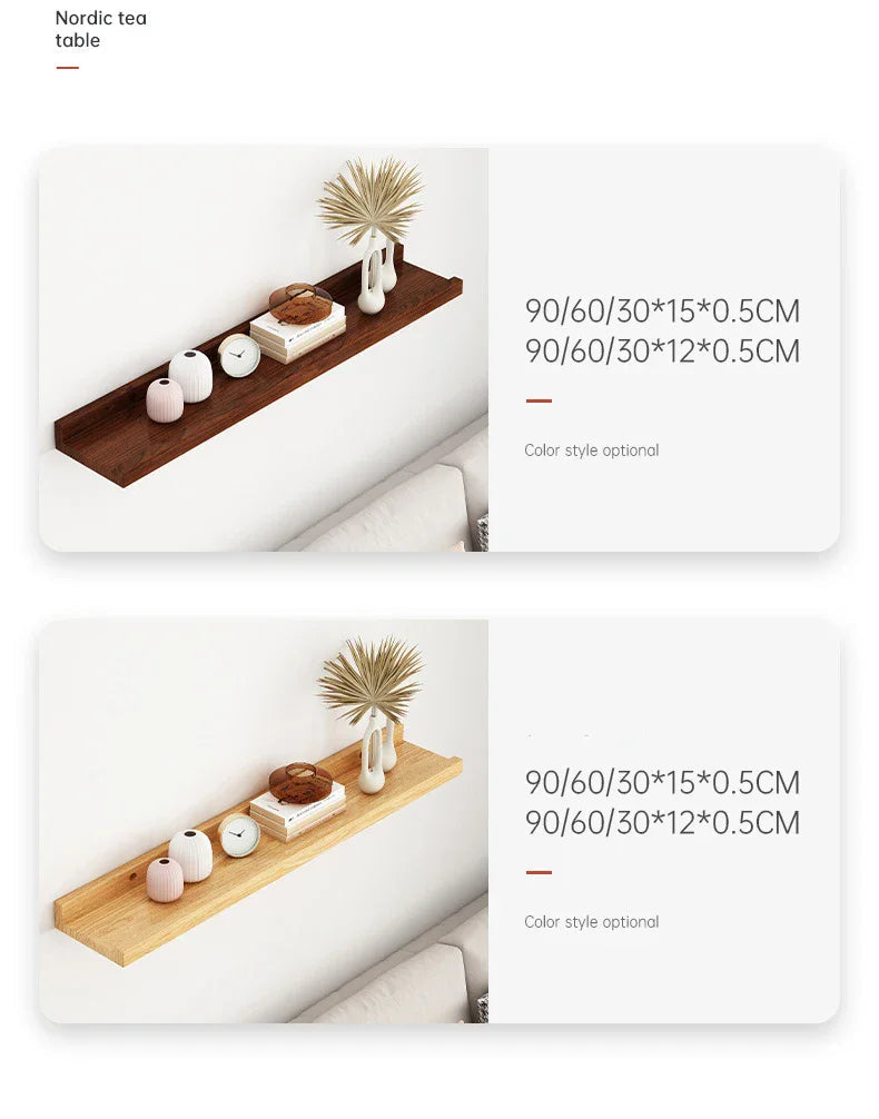 Wooden Floating Shelf Wall Mounted U-shaped Shelf Display Stand For Living Room Bathroom Kitchen Organizer Storage Rack    Home Decor Supply | Online Retail | ShoreShopper.com
