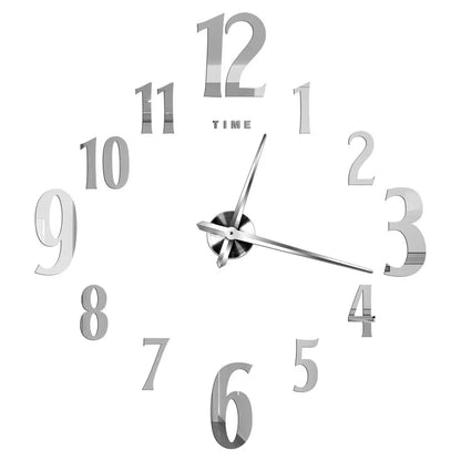 2D/3D Large Roman Numeral Acrylic Mirror Wall Clock Sticker Fashion DIY Quartz Clocks Watch Home Decoration Living Room Stickers    Home Decor Supply | Online Retail | ShoreShopper.com