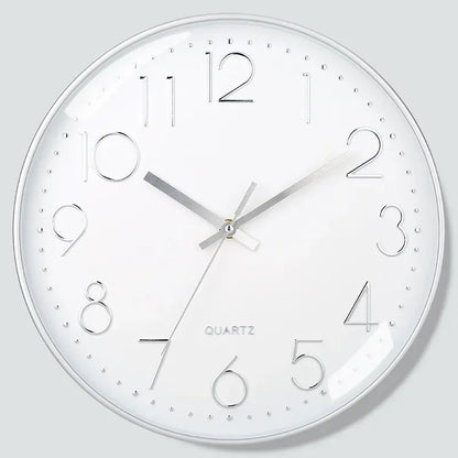 8 Inch Easy To Read Wall Clock Classic Elegant Modern Silent Quartz Clocks for Living Room Bedroom Office Study    Home Decor Supply | Online Retail | ShoreShopper.com