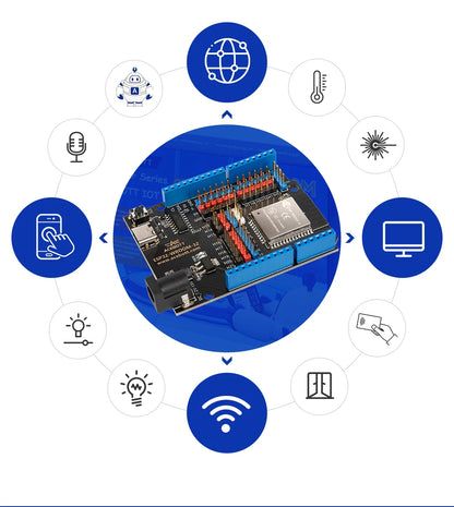 ACEBOTT Smart Home STEM STEAM Starter Kit Wooden House IoT Wifi Blockly Programming for ESP32 Arduino - ShoreCo.Shop