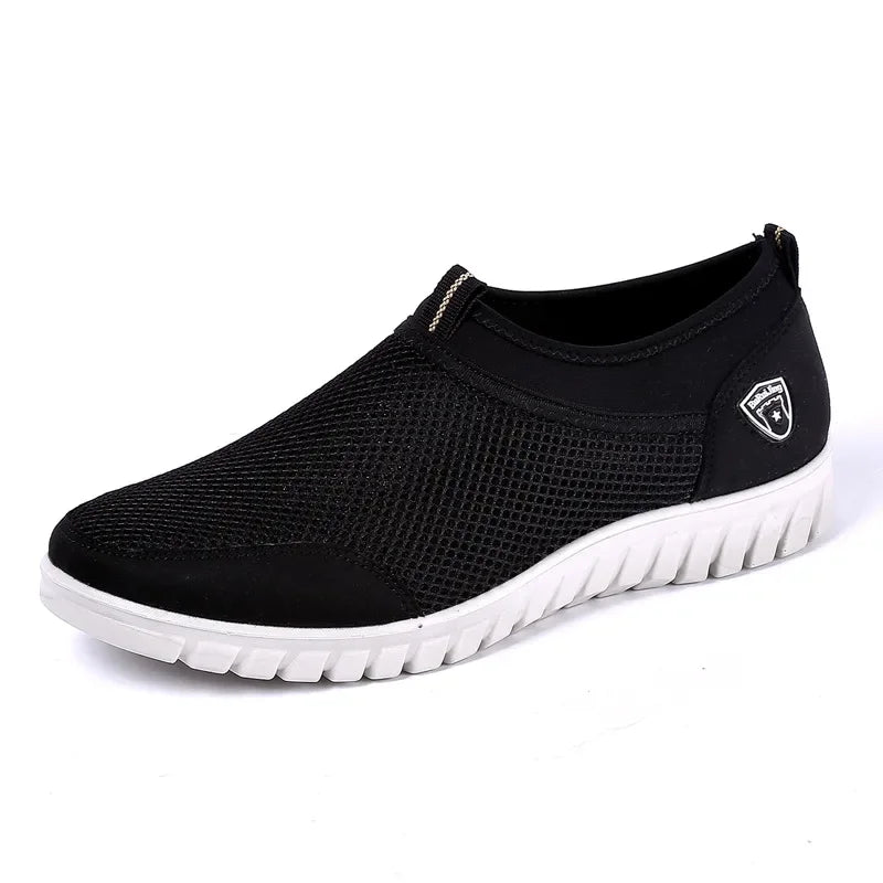 2023 Summer Mesh Shoe Sneakers for Men Shoes Breathable Men's Casual Shoes Slip-On Male Shoes Loafers Casual Walking Sneakers - ShoreCo.Shop