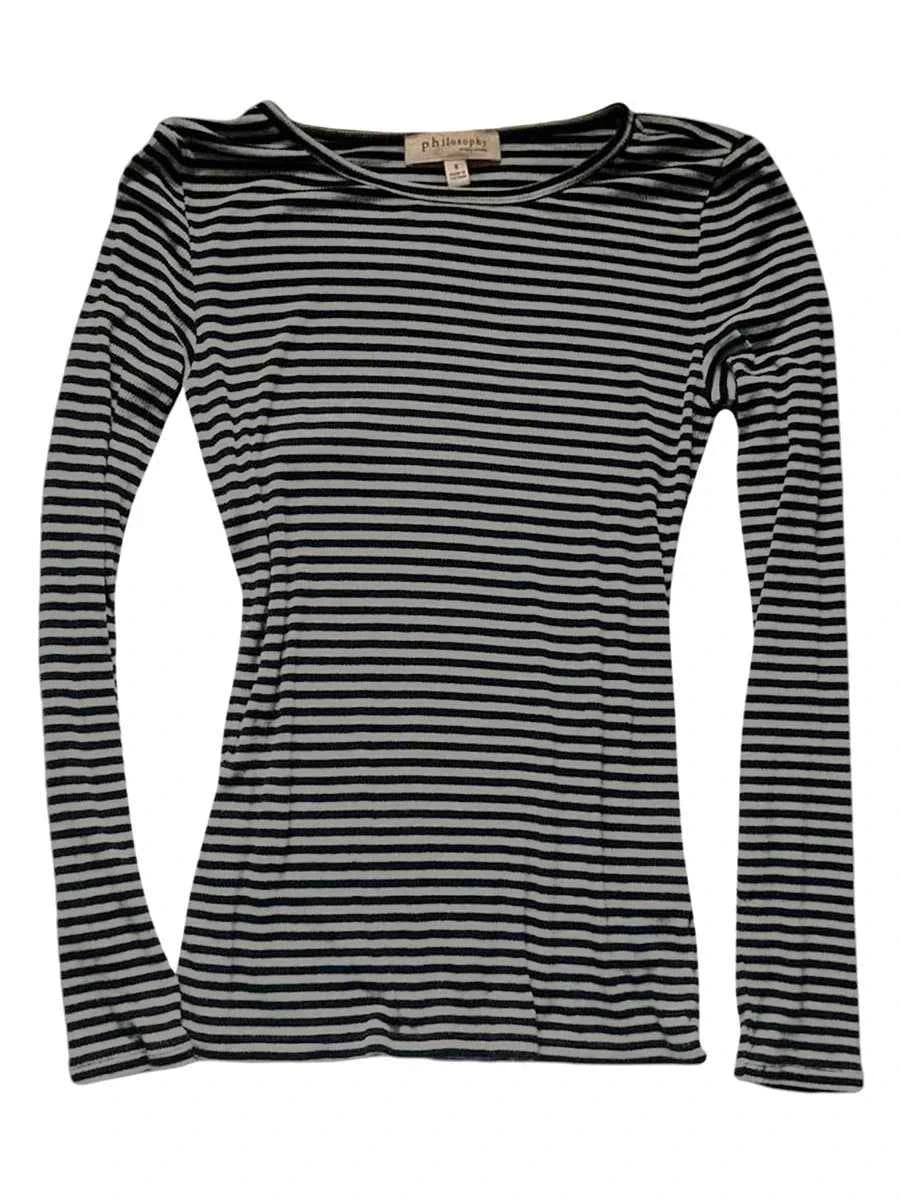 Long Sleeve Shirts for Women Fashion Casual Basic Crew Neck Striped Slim Fit T-shirt Going Out Blouses Y2K Vintage Tight Shirts