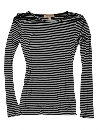 Long Sleeve Shirts for Women Fashion Casual Basic Crew Neck Striped Slim Fit T-shirt Going Out Blouses Y2K Vintage Tight Shirts
