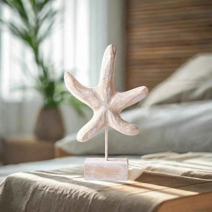 Large Starfish Hanging Decor Ornament Modern Decorative Statuette for Marine Theme Bedroom Display