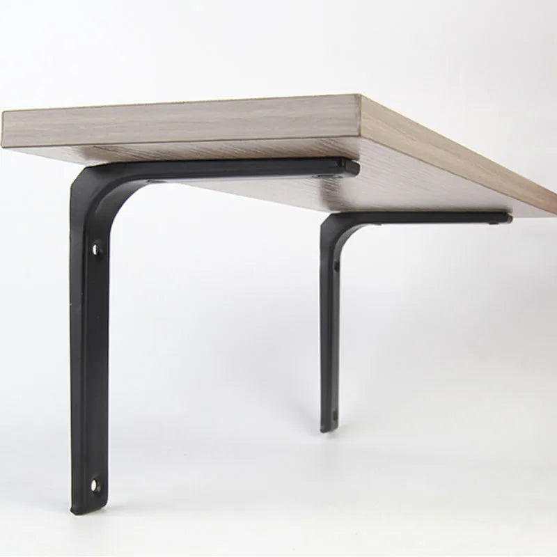 Shelf brackets L-shaped floating wall shelves black and white stainless steel bore stand bracket support hardware home    Home Decor Supply | Online Retail | ShoreShopper.com