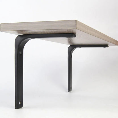 Shelf brackets L-shaped floating wall shelves black and white stainless steel bore stand bracket support hardware home    Home Decor Supply | Online Retail | ShoreShopper.com