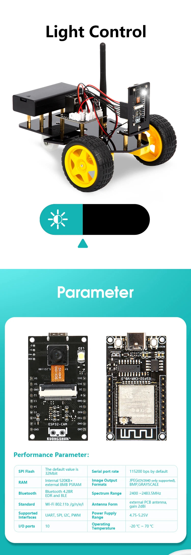 ESP32 Smart Robot Car Kit  Remote Control Car for Arduino Programming Project STEM Education Science Coding Kit - ShoreCo.Shop