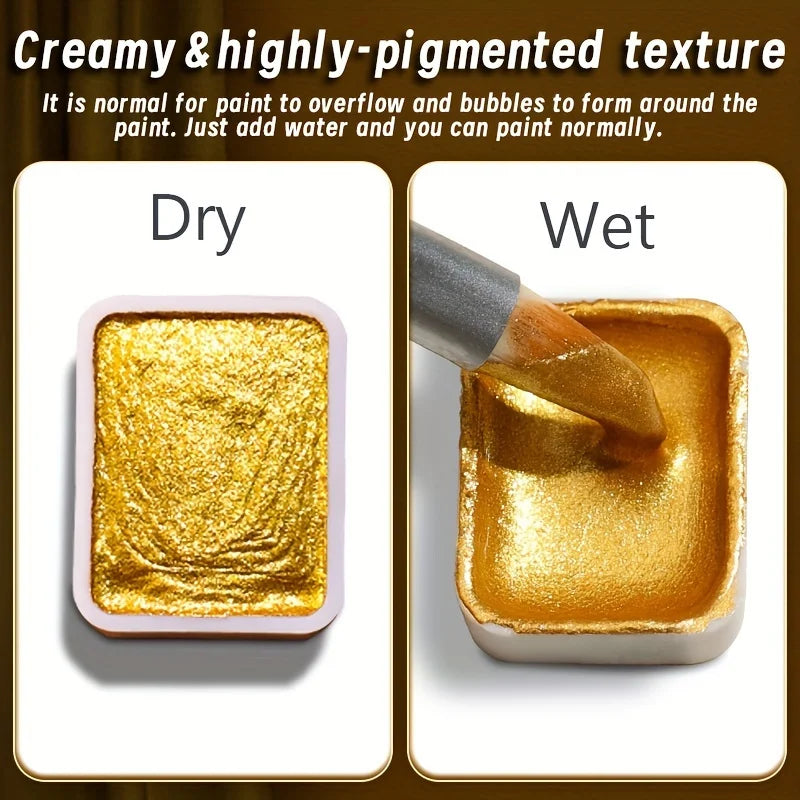 20/24/36/48/60 Colors Pearl Watercolor Pigment: Metallic Solid Paint Portable Art Kit for Painting    Home Decor Supply | Online Retail | ShoreShopper.com