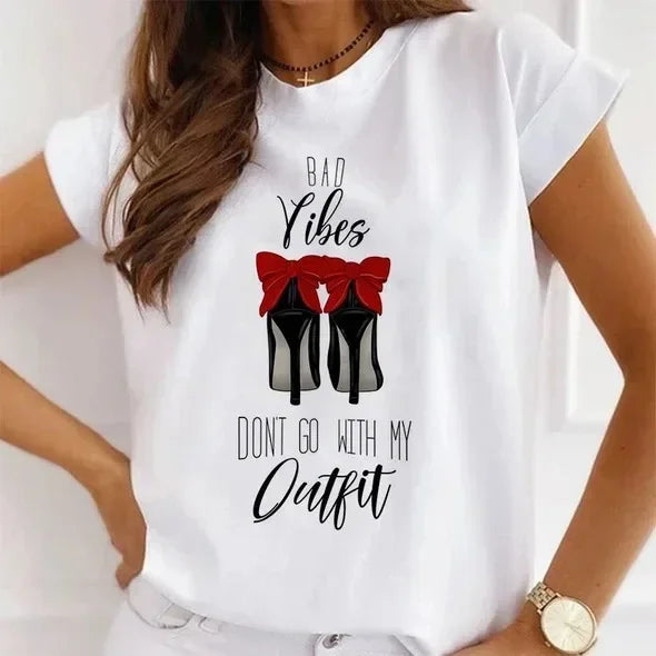 Paris Tower Print Short Sleeve Casual Women's Round Collar T-shirt Graphic T Shirts  Shirts for Women Clothes Oversized T Shirt    Home Decor Supply | Online Retail | ShoreShopper.com