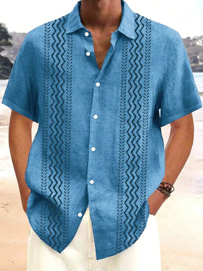 The 2025 summer new men's short-sleeved shirt is a casual and fashionable 3D printed streetwear    Home Decor Supply | Online Retail | ShoreShopper.com