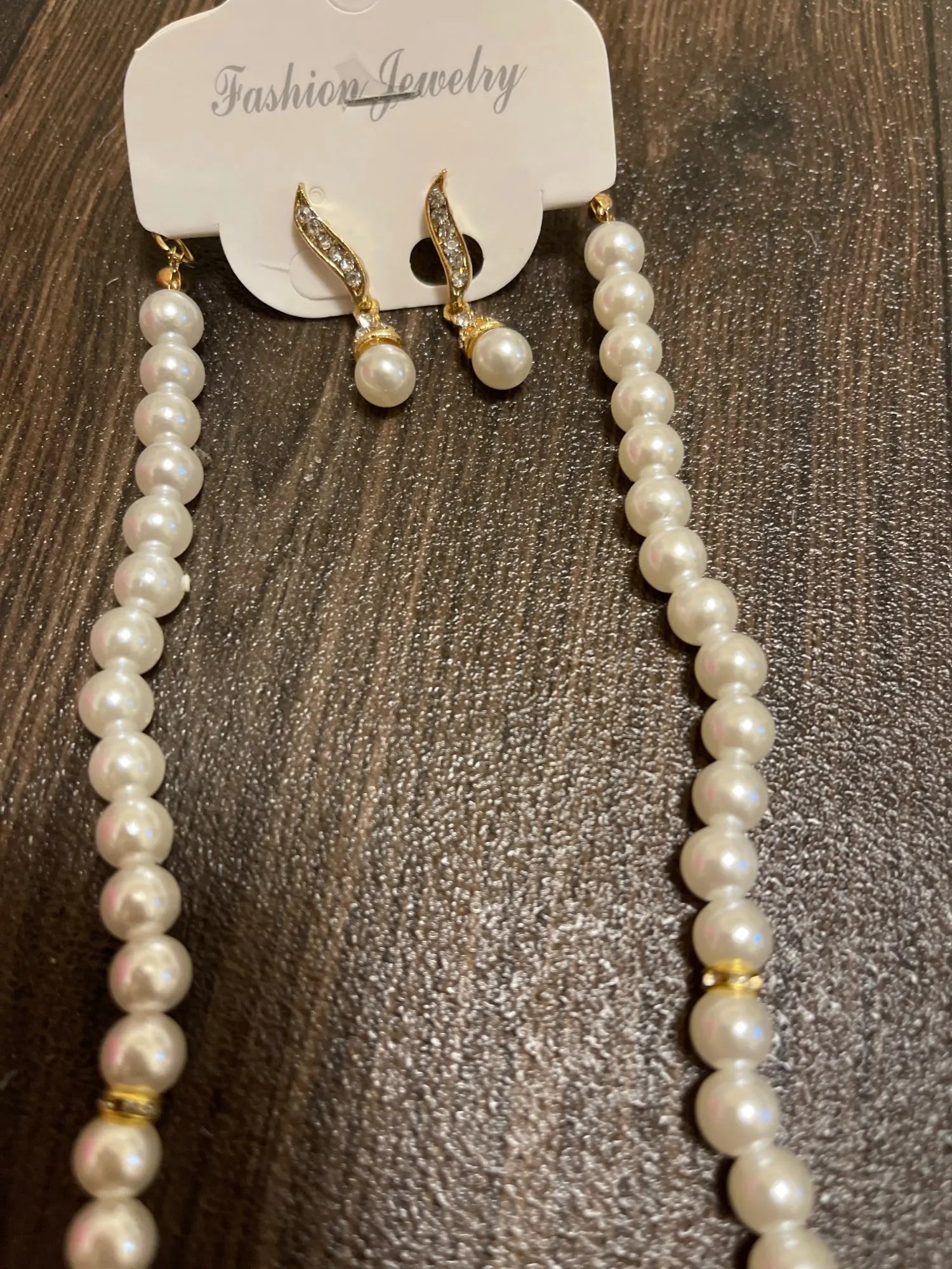 Women's 2 Piece Jewelry Sets One Gold Color Necklace + 1 Pair Earrings Wedding Bridal Pearl Elegant Decoration Pendientes Gifts    Home Decor Supply | Online Retail | ShoreShopper.com